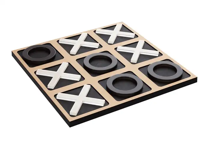 模漾网-1P-井字游戏-Tic Tac Toe Game by ADJ Style