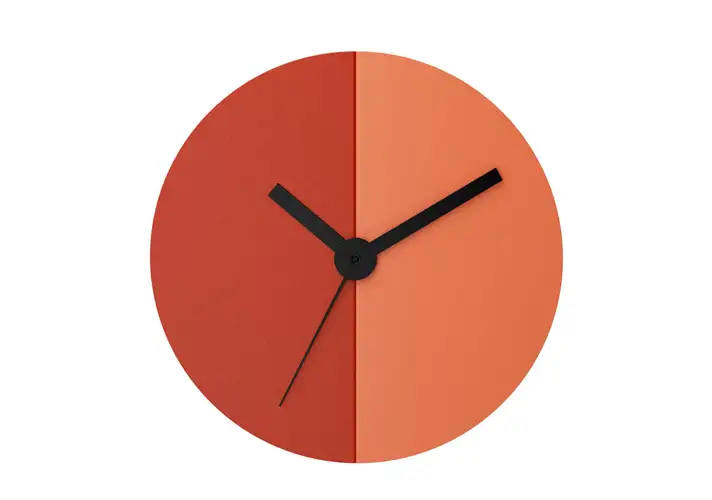 模漾网-1P-时钟-Time Wall-mounted Steel Clock by Tolix