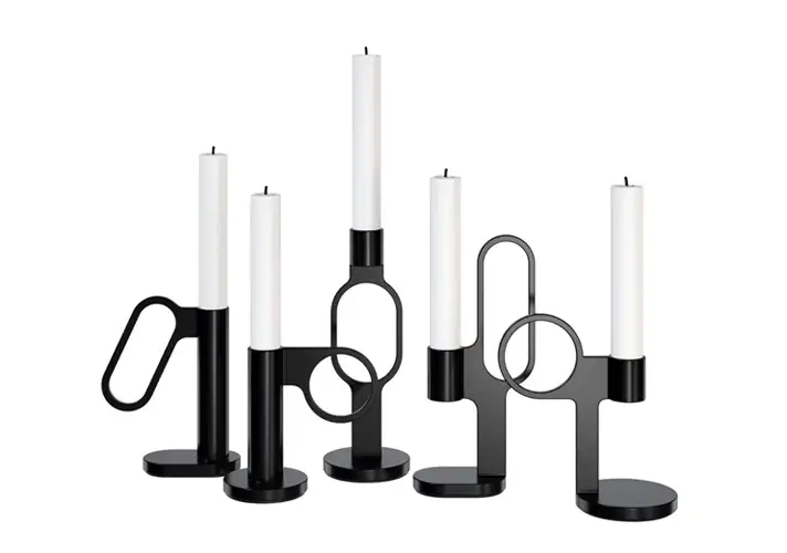 模漾网-1P-烛台-Who Goes There Candle Holder by Blu Dot