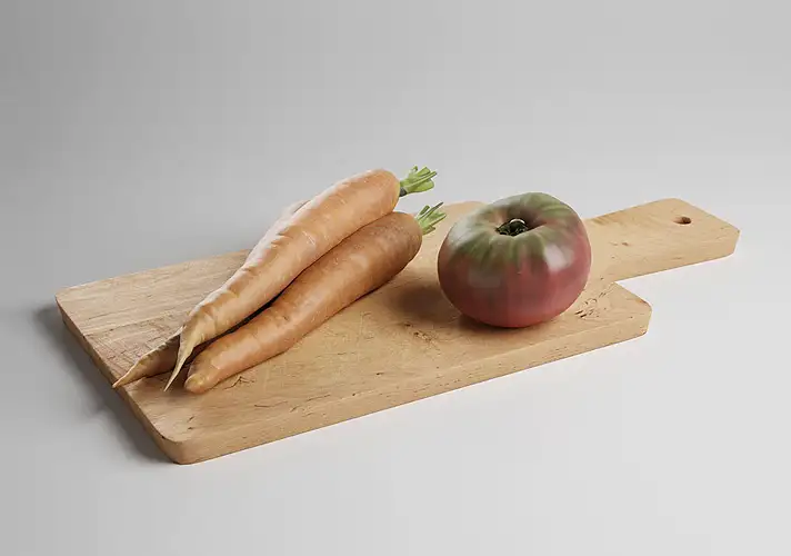 模漾网-1P-胡萝卜 蔬菜-3DCollective_Set17_Carrots_Vray_4K