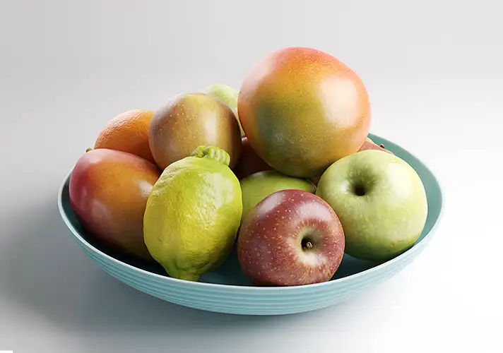 模漾网-1P- 混合水果-3DCollective_Set40_MixedFruits01_Vray_4K