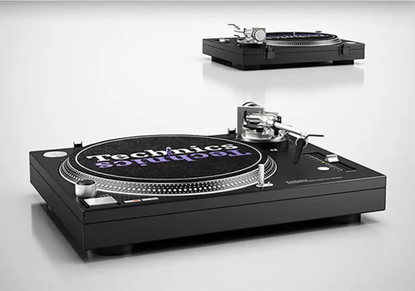 模漾网-1P-黑色转盘DJ打碟机