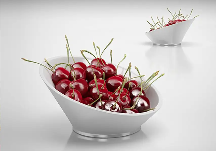 模漾网-1P-陶瓷碗装新鲜樱桃