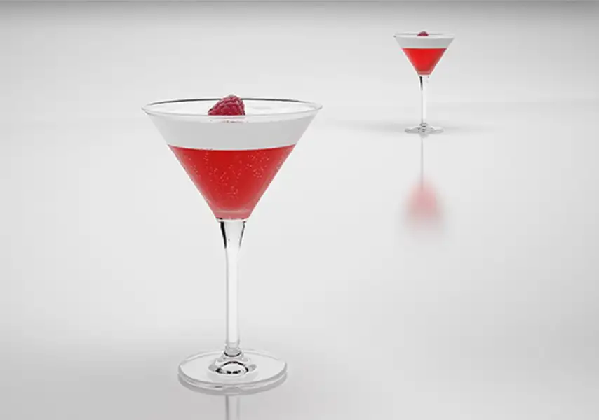 模漾网-1P-覆盆子鸡尾酒锥形杯