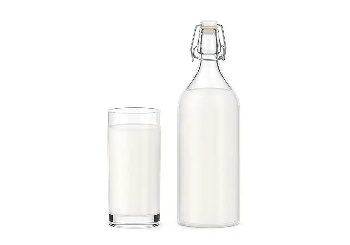 模漾网-1P-玻璃杯牛奶瓶-Glass cup Milk bottle
