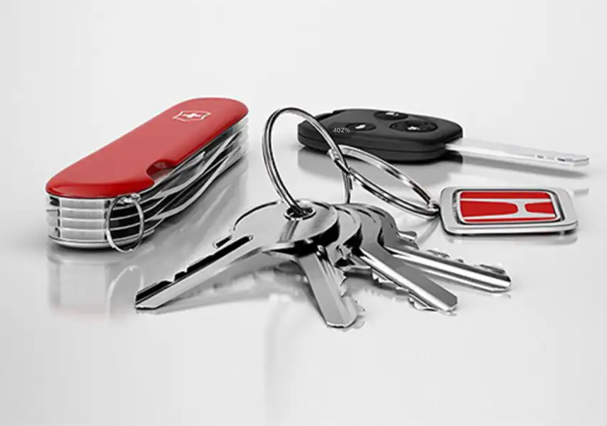 模漾网-1P-红色瑞士军刀 钥匙