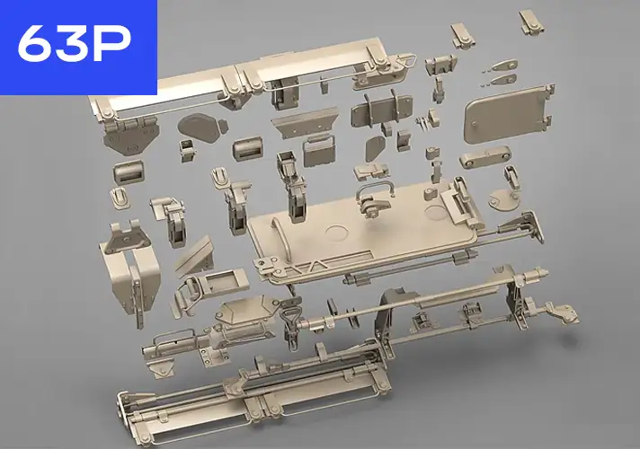 模漾网-63P-硬面机甲-表面细节包模型 Surface Details Pack