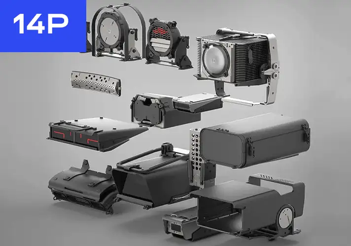 模漾网-14P-硬面机甲-机甲附件包模型 Mech. Attachment Pack #1