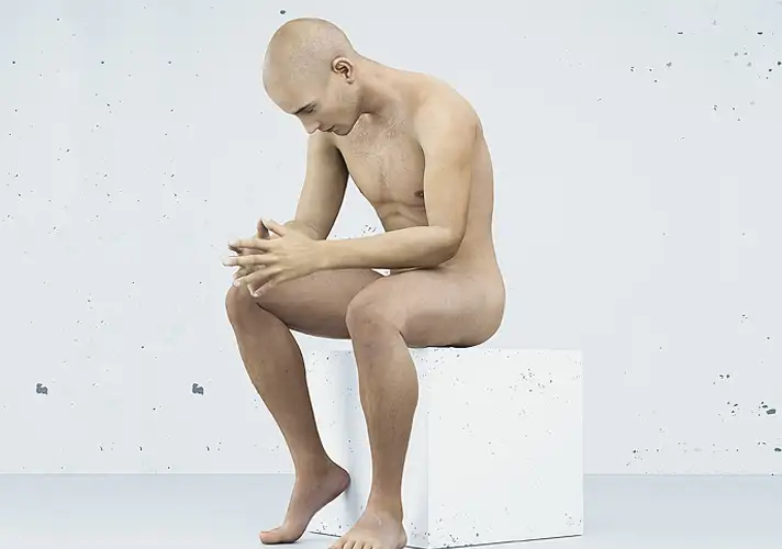 模漾网-1P-人物坐势男人-Character-Octane-C4D工程