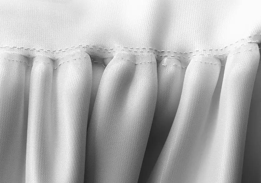 模漾网-1P-白色整齐缝线的布料-Redshift-DRAP-C4D工程