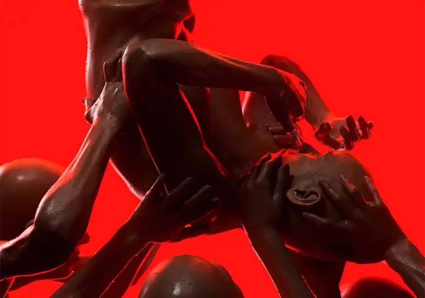 模漾网-1P-被举起的人物场景-Redshift-FALLEN-C4D工程