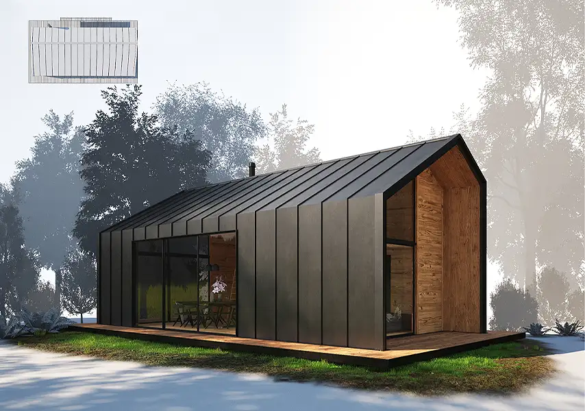 模漾网-1P-欧式别墅-木屋别墅木屋建筑模型-01 wooden villa