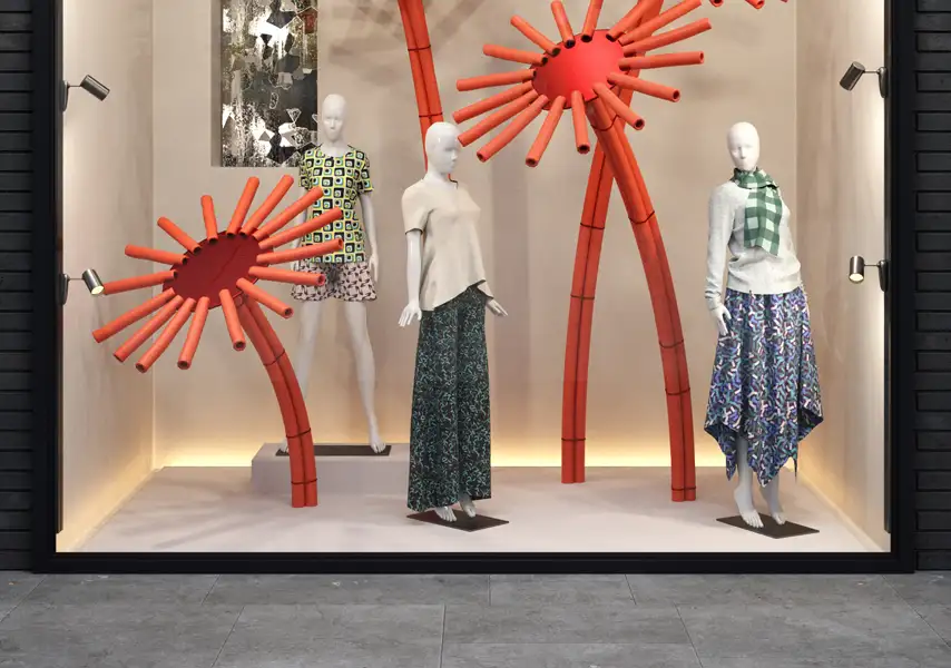 模漾网-36P-橱窗展示商品展示-模型合集