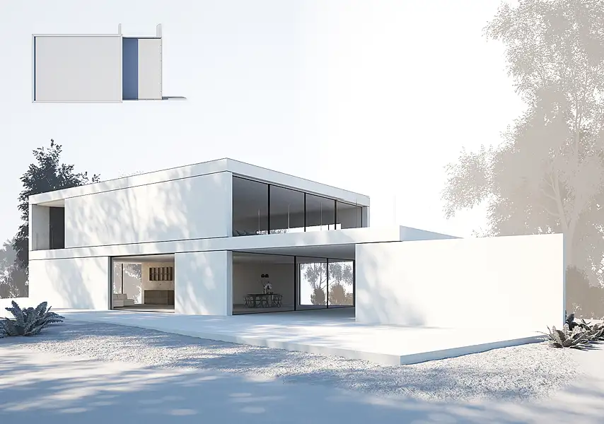 模漾网-1P-房屋建筑-现代建筑别墅模型-20 building