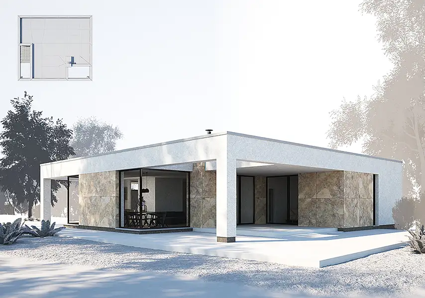 模漾网-1P-房屋建筑-现代建筑展馆别墅模型-24 building