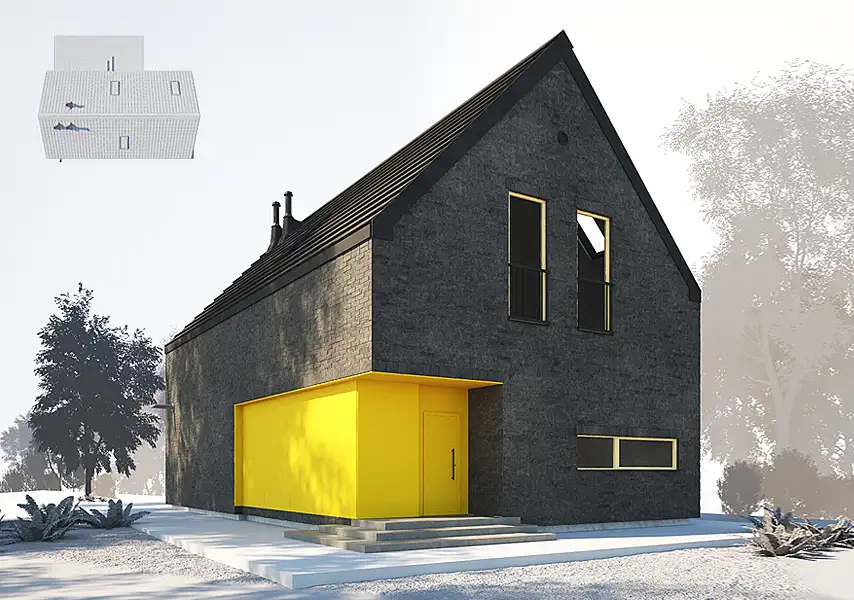 模漾网-1P-别墅建筑-房屋别墅欧式现代建筑模型-28 building