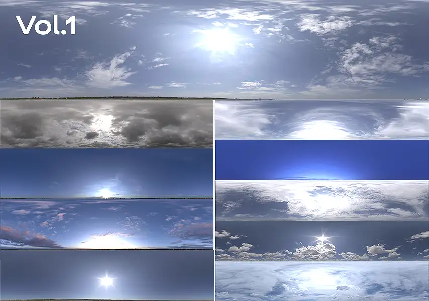 模漾网-10P-VIZPARK-天空全景-HDR Skydome Vol.1