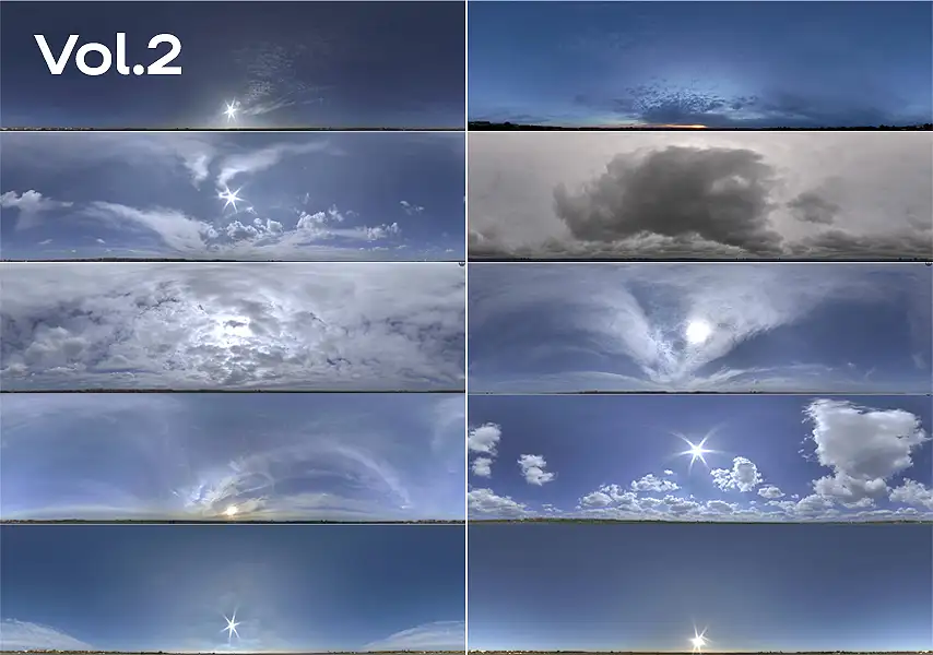 模漾网-10P-VIZPARK天空全景HDR Skydome Vol.2