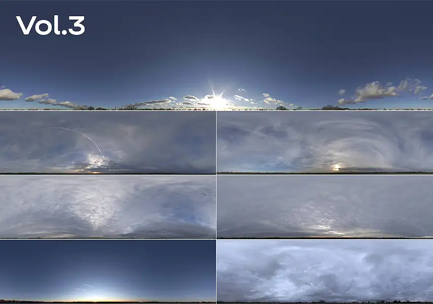 模漾网-7P-VIZPARK天空全景HDR Skydome Vol.3