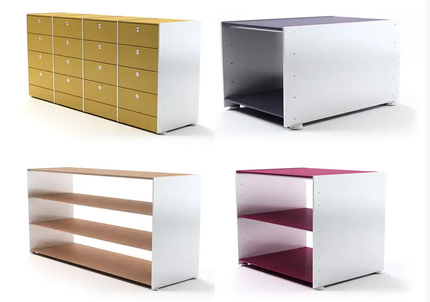 模漾网-180P-收纳多层架收纳架置物架茶几鞋架-模型合集