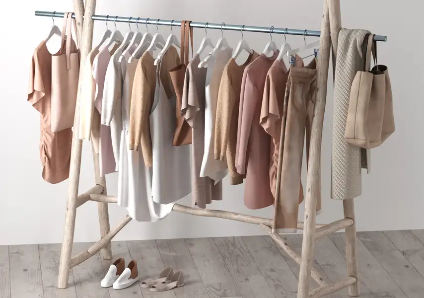 模漾网-36P-衣服陈列商业展示衣物居家收纳-模型合集