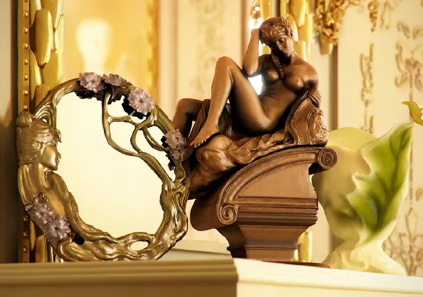 模漾网-65P-家居摆设生活物件雕塑动物可爱温馨艺术摆件-模型合集