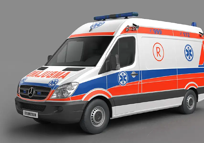 模漾网-26P-物流挂车叉车货车救护车工程车房车集装箱车-模型合集