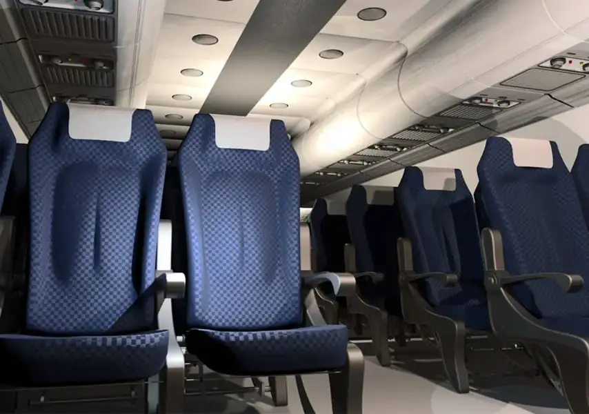 模漾网-1P-民航舱体客机飞机机舱座椅-模型