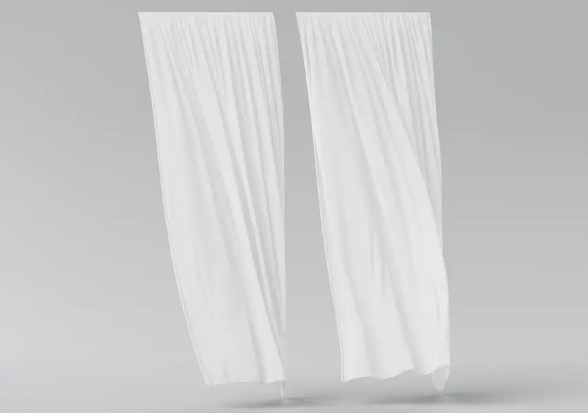 模漾网-1P-窗帘飘逸飘动纱窗-模型-01