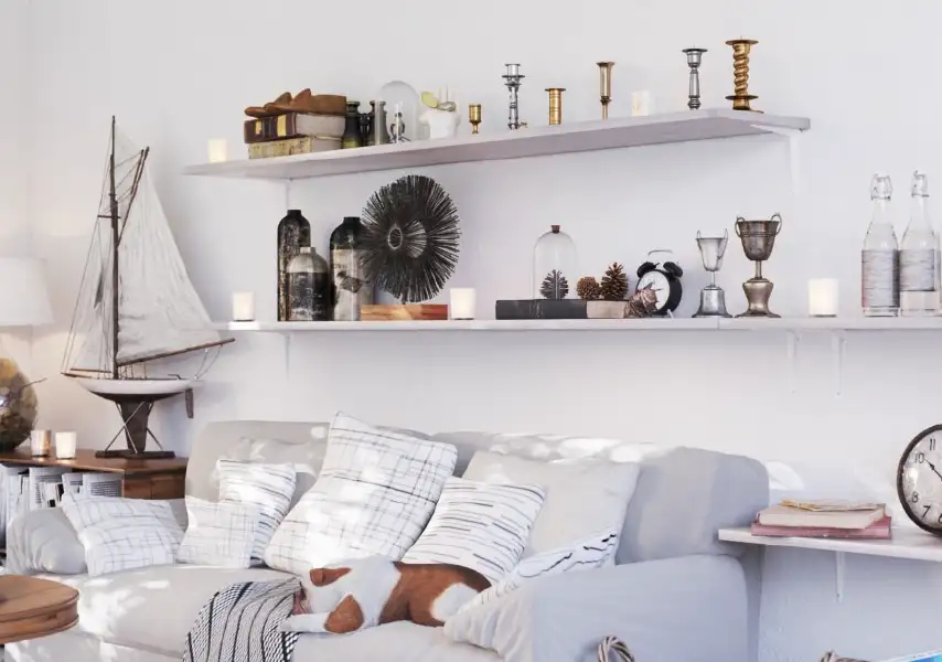 模漾网-40P-工艺品墙壁摆设墙壁收纳架艺术品摆施-模型合集