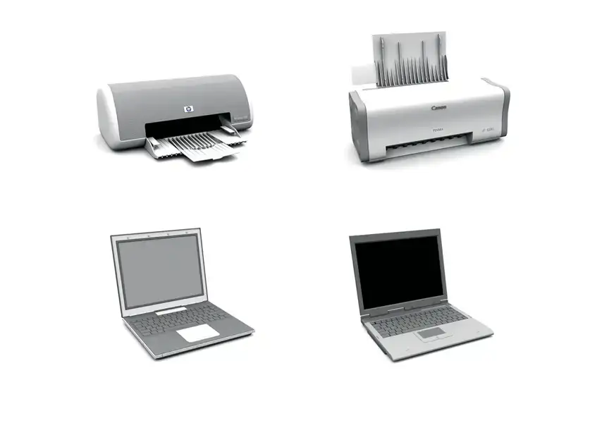 模漾网-76P-音箱功放音响打印机笔记本电脑主机鼠标键盘显视器-模型合