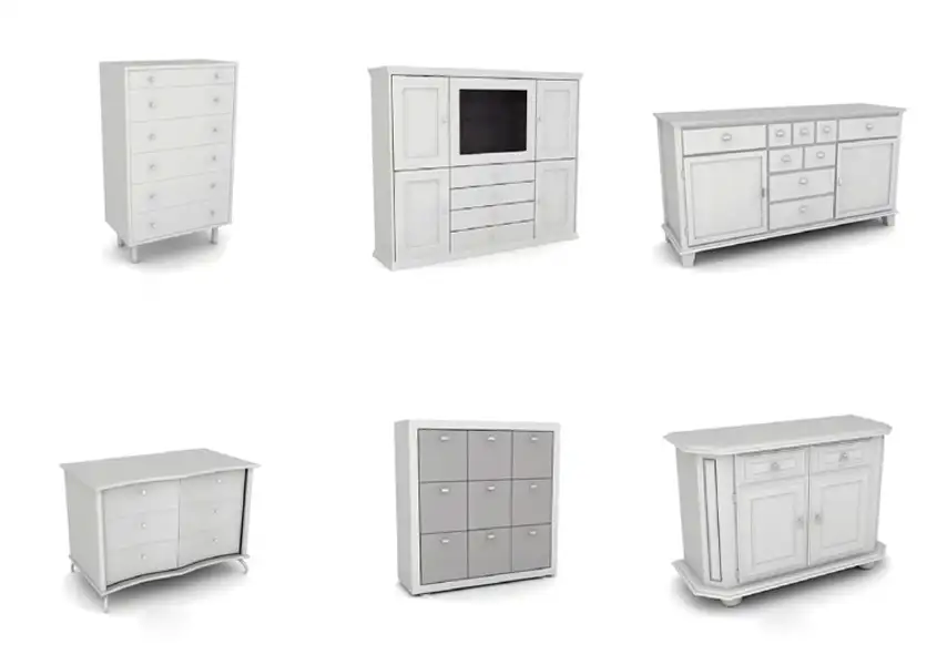 模漾网-115P-现代办公书柜桌子储物柜金属置物架玻璃茶几-模型合集