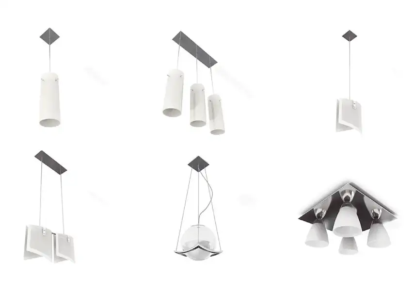 模漾网-115P-照明灯具吊灯台灯壁灯台灯-模型合集