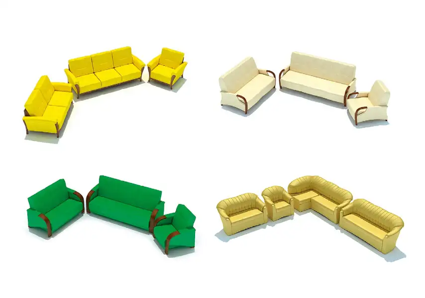 模漾网-180P-家居沙发组合沙发躺椅-模型合集