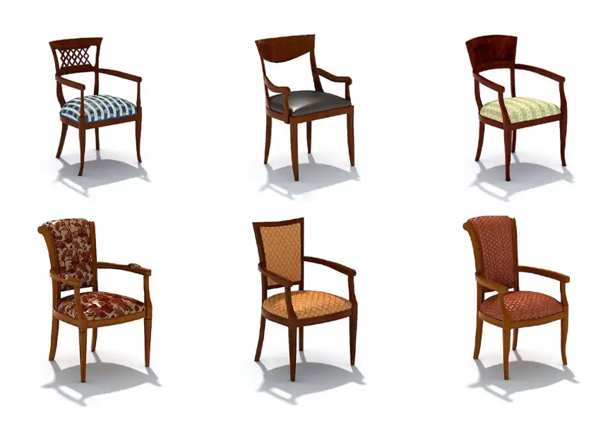 模漾网-78P-中式巴洛克风格桌椅收纳储物柜家具-模型合集