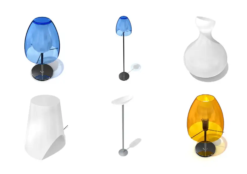 模漾网-134P-家居照明极简灯具设计-模型合集