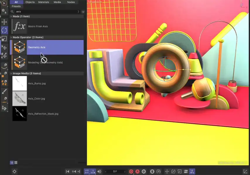 模漾网-Cinema 4D官方教程-C4DQuickTip 2- 如何在 Cinema 4D 中移动原始对象的轴？