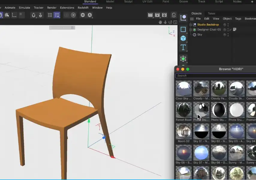模漾网-Cinema 4D官方教程-如何将资源从资源浏览器添加到 Cinema 4D 中任何调色板?