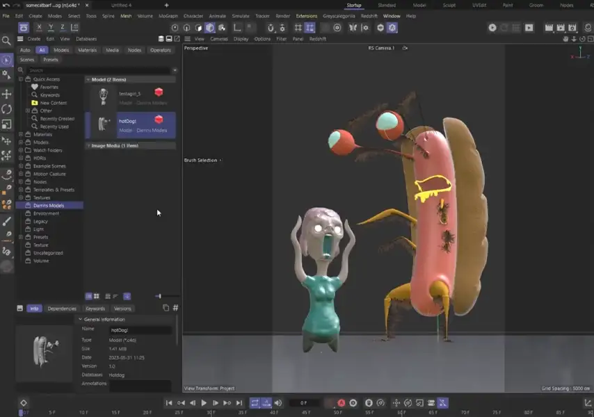 模漾网-Cinema 4D官方教程-如何在Cinema 4D中创建和使用自定义资产数据库?