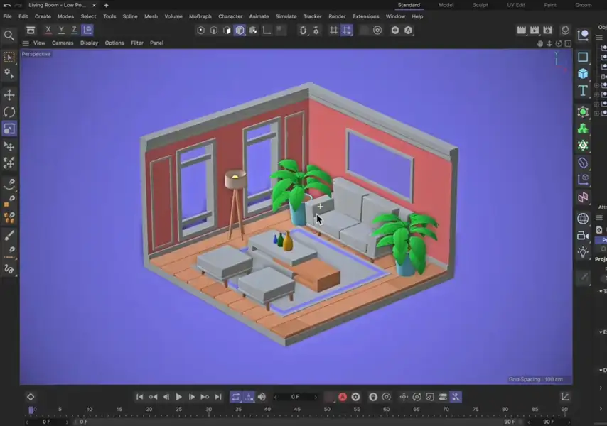 模漾网-Cinema 4D官方教程-如何在 Cinema 4D 中锁定摄像机或任何其他对象?