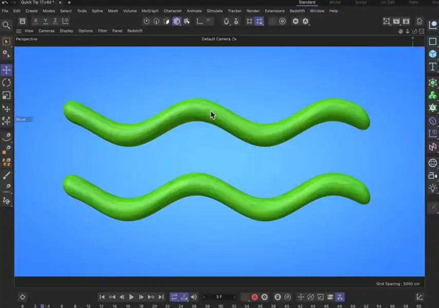 模漾网-Cinema 4D官方教程-如何在 Cinema 4D 中将噪波固定到变形表面?