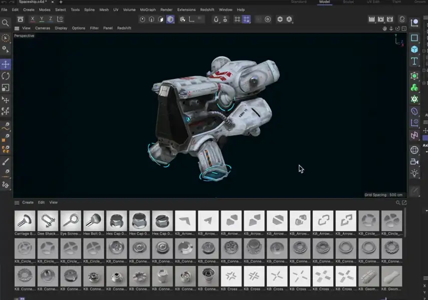 模漾网-Cinema 4D官方教程-如何在 Cinema 4D 中将资源浏览器搜索结果存储在自定义布局中?
