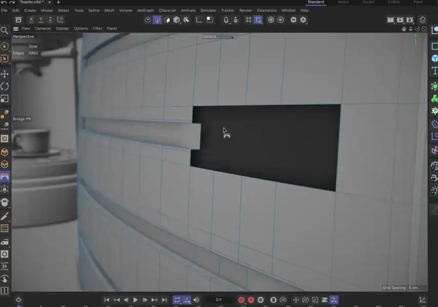 模漾网-Cinema 4D官方教程-如何使用 Cinema 4D 中的 Bridge 工具创建几何补丁?