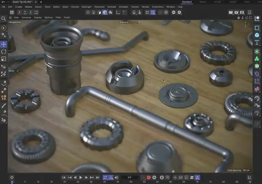 模漾网-Cinema 4D官方教程-如何在 Cinema 4D 中将一种材质替换为另一种材质?