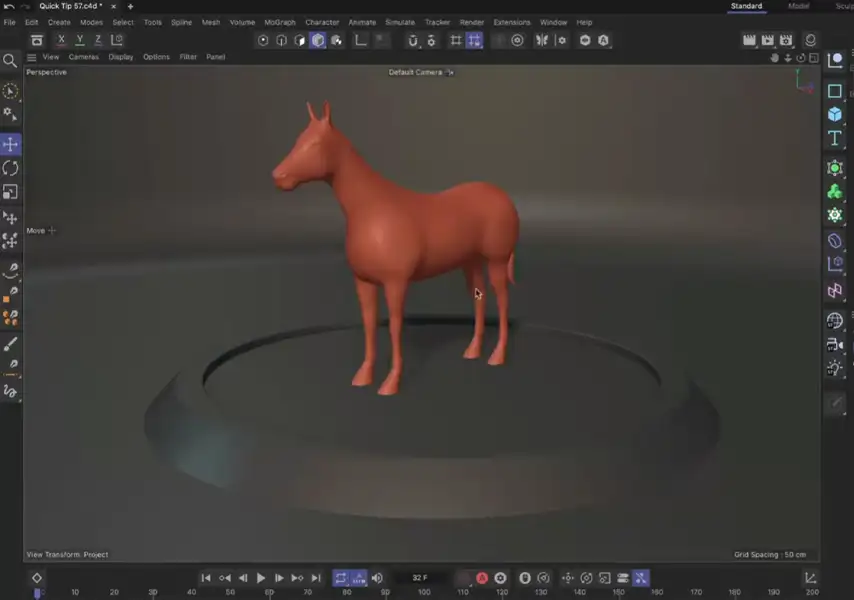 模漾网-Cinema 4D官方教程-如何在Cinema 4D中使软体的薄部分不那么摇晃？