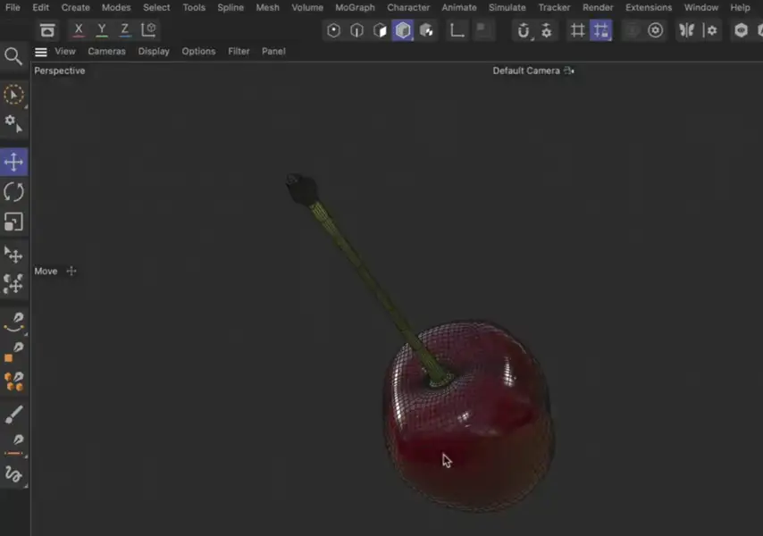 模漾网-Cinema 4D官方教程-如何在Cinema 4D中模拟具有代理几何形状的对象？