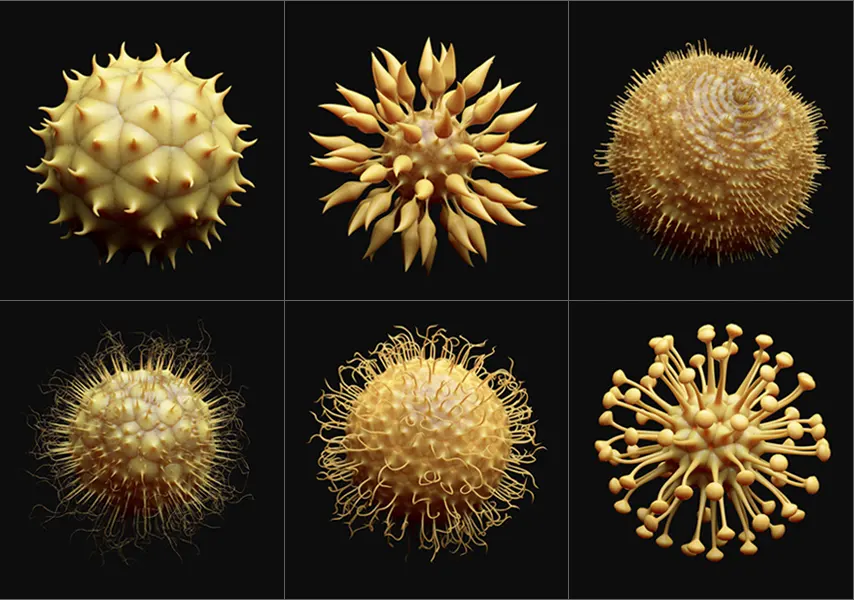 模漾网-30P-Cinema 4D头发毛发预设-30 Free Hair Presets for Cinema 4D