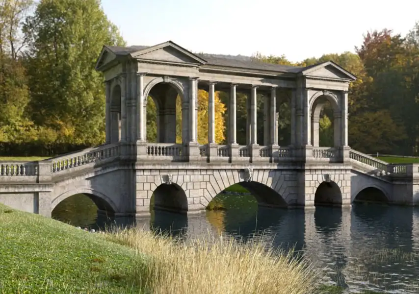 模漾网-83P-景观花架廊架凉亭欧式公园建筑石头墙体绿化园林-模型合集