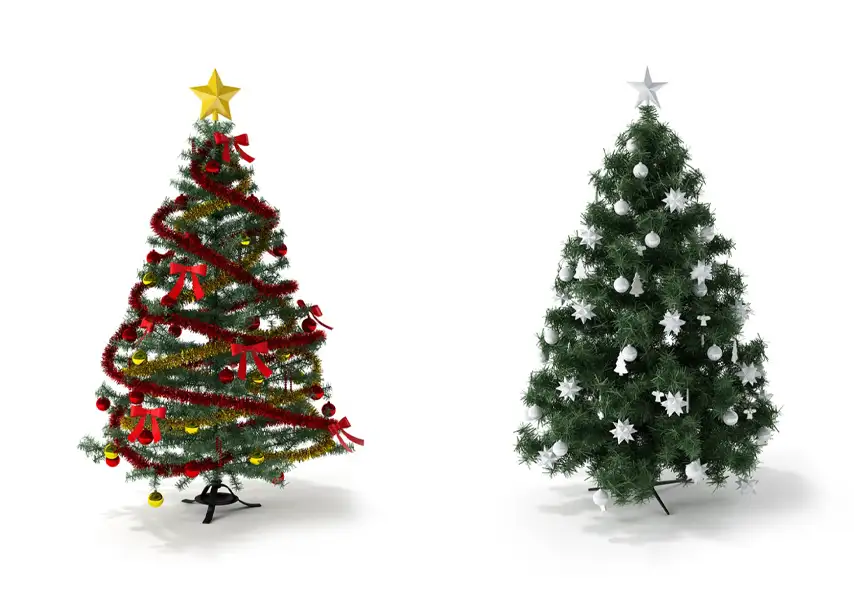 模漾网-60P-圣诞节主题装饰用品圣诞树圣诞花圣诞袜圣诞烛台-模型合集