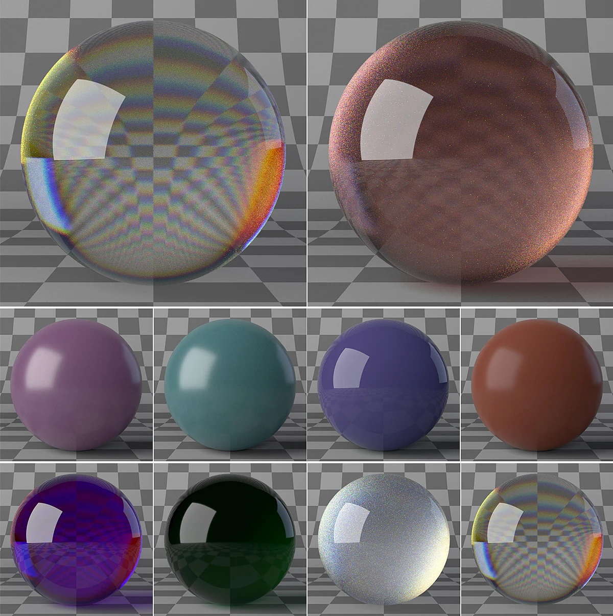 模漾网-22P-C4D Redshift 3.5-玻璃塑料材质-预设